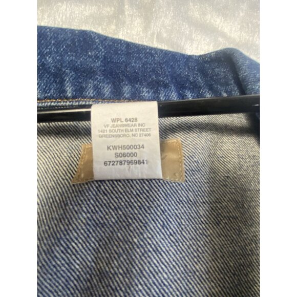 Vintage 70’s Wrangler Denim Jacket Size S Womens 100% Cotton Medium Wash 6428 - Picture 8 of 10